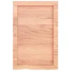 Waschtischplatte Hellbraun 40x60x4 cm Massivholz Behandelt Produktbild-Vorschau 4
