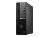 A black Dell OptiPlex 5000 desktop computer tower is shown from a three-quarter angle against a white background. Podgląd zdjęcia produktu