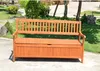 Harms Gartenbank Houston mit Staufach, Eukalyptusholz Produktbild-Vorschau 4