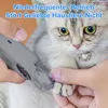 A person is trimming a cat's nails with a grooming tool that has a light. Produktbild-Vorschau