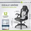Juskys Racing Schreibtischstuhl Montreal (weiss) - Gaming Produktbild-Vorschau 7