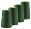 4 x 4572m Overlockgarn Nähgarn Polyester Overlock Garn, farngrün Produktbild-Vorschau