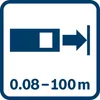 Bosch GLM 100-25 C Professional, ft, m, Schwarz, Blau, Rot, Produktbild-Vorschau 20