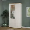 trendteam Wohnen Vitrine Shade Andersen Pine weiß 95 x 194 Produktbild-Vorschau 4