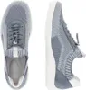 A top-down and side view of a pair of women's slip-on sneakers. Produktbild-Vorschau