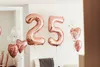 Balón s číslom Balón s číslom na narodeniny ružový 86 cm - Náhľad obrázku produktu 9
