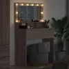 vidaXL Schlafzimmer-Frisiertische Sonoma-Eiche 80 x 39,6 x Produktbild-Vorschau 4
