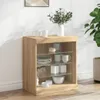 Příborník s LED světly Sonoma dub 60,5x37x67 cm Náhled obrázku produktu 1