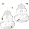 relaxdays Wespenfalle 2er Set transparent Produktbild-Vorschau 1