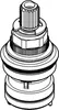 A technical drawing of a plumbing valve component. Podgląd zdjęcia produktu