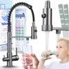 Kuchynská batéria Ari Solid Spring, 3-cestná s pripojením Náhľad obrázku produktu 1