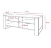 Meble Pitus Couchtisch ST12 90x50 cm mit Stauraum – Beton Produktbild-Vorschau 4