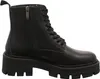 A black lace-up combat boot with a thick lug sole is shown from the side against a white background. Náhľad obrázku produktu