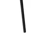 A close-up shot of the bottom of a black metal chair leg against a white background. Náhled obrázku produktu