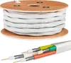 hb-digital 20m Koaxialkabel Quattro 100dB 2 Fach geschirmt Produktbild-Vorschau 1