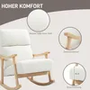 HOMCOM hojdacie kreslo, ergonomické hojdacie kreslo, kreslo Náhľad obrázku produktu 6