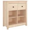 vidaXL Kredens 70x35x80 cm lite drewno sosnowe Podgląd zdjęcia produktu 2