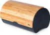 Geräumiger Brotkasten aus robustem Bambusholz und schwarzem Produktbild-Vorschau 1
