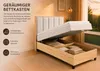 Trinity K-1 Einzelbett 90x200 Creme | Boxspringbett mit Produktbild-Vorschau 2