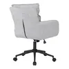 HOME DELUXE Bürostuhl CORA 100 x 60 x 70 cm  Webstoff Grau Produktbild-Vorschau 5