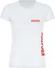 multifanshop Damen T-Shirt - Kroatien - Brust & Seite, Produktbild-Vorschau 1