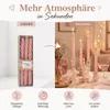 Boltze Stick Candle Twisto świeczka stołowa różowa matowa Podgląd zdjęcia produktu 6