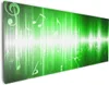 Wallario Premium Leinwandbild Grüne Noten der Musik in Produktbild-Vorschau 1