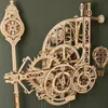 Puzzle 3D, Orologio Aereo, Ugears, legno, 320 pezzi Anteprima dell’immagine prodotto 17