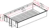 Scaffale NINKA VS TAL Larder KB 300 mm grigio alluminio Anteprima dell’immagine prodotto 2