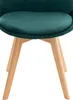 4er Set Stuhl HLO-CP58 Samt  grün Produktbild-Vorschau 7
