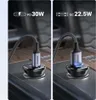 Caricabatterie da auto Ugreen Ec305 Usb-C + Usb, 30W (nero) Anteprima dell’immagine prodotto 11
