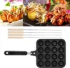 Takoyaki Grillpfanne，Takoyaki Pfanne mit Griff Takoyaki Produktbild-Vorschau 6
