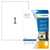 Etiketten transparent glasklar A4 210x297 mm transparent Produktbild-Vorschau 1