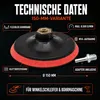 Schleifteller 150 mm Klett mit Adapter M14 Stützteller für Produktbild-Vorschau 9