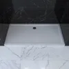 Receveur De Douche A Poser Extra-Plat En Acrylique Blanc Voir les images du produit 2