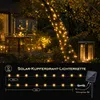 Salcar 10m 100 LED Solar Lichterkette,Weihnachten, Produktbild-Vorschau 4