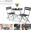 Ensemble table et chaises bistrot Frieda, pliable pour 2 Voir les images du produit 3