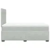 The Living Store Boxspringbett mit Matratze Hellgrau Produktbild-Vorschau 10