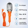 MasterLED Werkstattlampe mit Schutzkorb 1x E27 5 m Kabel Produktbild-Vorschau 3