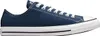 A side view of a blue Converse Chuck Taylor All Star low-top sneaker against a white background. Produktbild-Vorschau