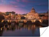MuchoWow® Poster Rom - Wasser - Architektur 80x60 cm - Produktbild-Vorschau 1
