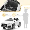 Kinder Elektro Auto Audi TT RS Roadster mit Fernbedienung Produktbild-Vorschau 4