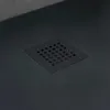 900x900 mm anthrazitgraue Duschwanne aus Mineralguss | Muse Produktbild-Vorschau 2