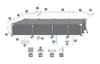 Diagram showing parts of a swimming pool. Produktbild-Vorschau