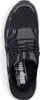 A top-down view of a black Skechers shoe. Voir les images du produit