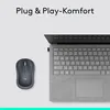 Logitech Optische Maus M185 kabellos dunkelgrau Produktbild-Vorschau 23