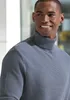 H.I.S. Rollkragenpullover blau Größe L Produktbild-Vorschau 3