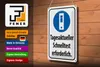 Blechschild Hinweis 20x30cm tagesaktueller Schnelltest Produktbild-Vorschau 4