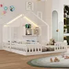 Merax Kinderbett mit Lattenrost aus Holz 90x200cm, Produktbild-Vorschau 2