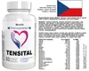 A bottle of Tensital food supplement with accompanying text and a Czech flag. Náhľad obrázku produktu